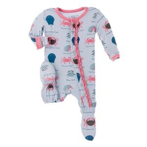 Kickee pants ruffle footie